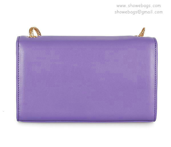 YSL mini monogramme cross-body shoulder bag 326076 purple - Click Image to Close